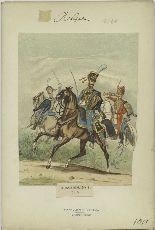 Hussards Nº 8, 1815 - NYPL Digital Collections