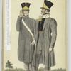 Two soldiers in grey overcoats