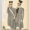 Two soldiers in grey overcoats