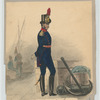 Nederlandische armee. Officier der Mariniers in groote tenue