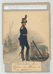 Nederlandische armee. Officier der Mariniers in groote tenue
