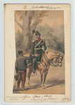 Officier, cavalerie garde nationale