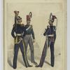 Königlich Belgische Armee. Cürassier ; Chasseur ; Lancier ; 1842