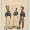 Königlich Belgiche Armee. Sappeur-Pompier ; Marine ; Artillerie. 1842