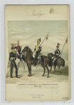 Trompettes et cavaliérs des 1er et 2e régiments de Lanciers. 1843 à 1847