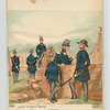 Garde civique belge. Infanterie : Garde, officier, major, lieutenant, médicin