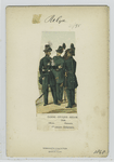 Garde civique belge, 1848. Officier, chasseurs ; Chasseurs -éclaireurs