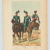 Cavalerie : Garde, officier, trompette