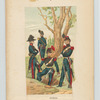 Artillerie : Médicin, officier, trompette, artilleur