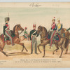 Officiers des 1er et 2e régiments de chasseurs à cheval, des 1er et 2e régiments de lancers er du régiment de guides