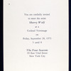 Cocktail party invitation