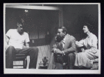 Burt Brinckerhoff, Brandon Peters, and Katherine Squire in the stage production Blue Denim