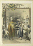 Teyat (oilman), his shop and customers at Cairo