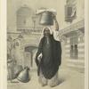 Young Arab girl returning from the bath