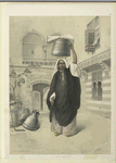 Young Arab girl returning from the bath