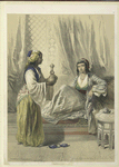 Cairine lady waited upon by a Galla slave girl