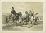 Kâfileh with camel bearing the Hodejh