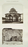 Interior of the Haram-ash-Shárif : a. Dome of the Chain; b. s.w. corner of the platform
