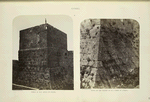 Citadel : a. tower at n.e. angle of citadel; b. detail of the escarp of n.e. tower of citadel