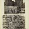 Citadel : a. entrance to citadel; b. detail of lower part of the n.e. tower of citadel