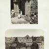 Views in the city : a. ancient fountain in the street El-Wad; b. Church of St. Anne with north face of the Pool of Bethesda