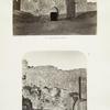 City walls : a. the Damascus Gate; b. outside of wall of city, close to the Damascus Gate on the east side