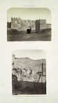 City walls : a. the Damascus Gate; b. outside of wall of city, close to the Damascus Gate on the east side