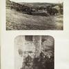 Views in the environs of the city : a. Valley of Hinnom, looking south from the Jaffa Gate; b. stair case in the English Cemetery cut out of the face of the escarped rock