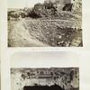 Ancient tombs in the environs of the city : a. tombs in the Valley of the Kedron; b. entrance to the tombs of the kings