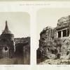 Ancient tombs in the environs of the city : a. tomb of Absalom; b. tomb of St. James