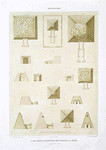 Architecture : plans, coupes & élévations des pyramides de Méroé (époque des Ptolémées)