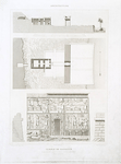 Architecture : Temple de Dandour : plan, coupe longitudinale, porte latérale (règne d'Auguste)