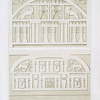 Architecture : couronnements de portes intérieures (Thèbes & Sedeinga --XVIIIe. dynastie)