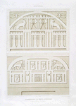 Architecture : couronnements de portes intérieures (Thèbes & Sedeinga --XVIIIe. dynastie)