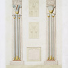 Architecture : piliers de Thoutmès III à Karnac (XVIIIe. dynastie)
