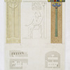 Architecture : piliers des hypogées de Zawiet el-Mayetin (XVIIIe. dynastie)