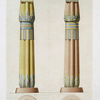 Architecture: colonnes à faisceau de Thoutmès III, à Karnac (XVIIIe. dynastie)