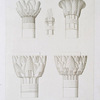 Architecture: chapiteaux des temples d'Edfou et de Philæ (XVIIIe. dynastie)