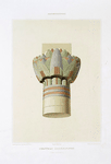 Architecture: chapiteau cratériforme (XVIIIe. dynastie)