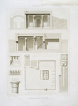 Architecture : Temple de Deyr el-Medineh : plan, coupes et détails