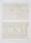 Architecture : plans cavaliers des édifices de Tell el-Amarna (bas-reliefs des hypogées -- XVIIIe. dynastie)