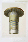 Architecture : colonne de la salle hypostyle de Karnac (Thèbes -- XIXe. dynastie)