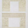 Architecture : décorations intérieures du gynecée de Ramsès III (Medineh Thabou -- XXe. dynastie)