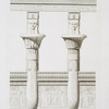 Architecture : colonnes du Temple de Nectanèbe (Philae -- XXXe. dinastie)