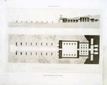 Architecture : hemi-spéos de Guirché : plan et coupe (Nubie)