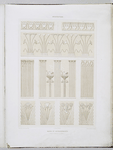 Architecture : bases et soubassements (époque ptolémaïque et romaine)