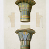 Architecture : chapiteaux de la galerie dromos, à Philæ (règne d'Auguste)
