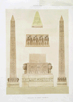 Architecture : obélisque de Ramsès -- Meïamoun : transporté de Louksor à Paris