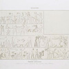 Sculpture : travaux agricoles : tombeau de Chamhati, intendant des domaines -- XVIIIe. Dynastie [d lowercase]
