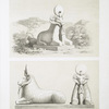 Sculpture : béliers (Temple de Mauth et Khons -- XVIIIe. dynastie)